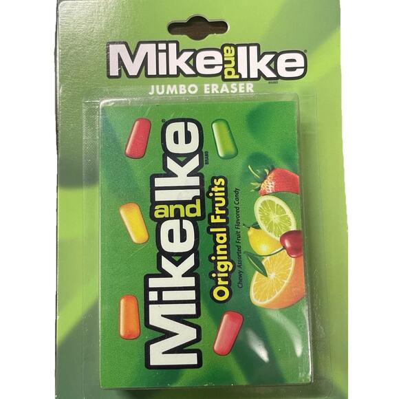 Mike And Ike Jumbo Eraser And Pen Set - Picture 2 of 3